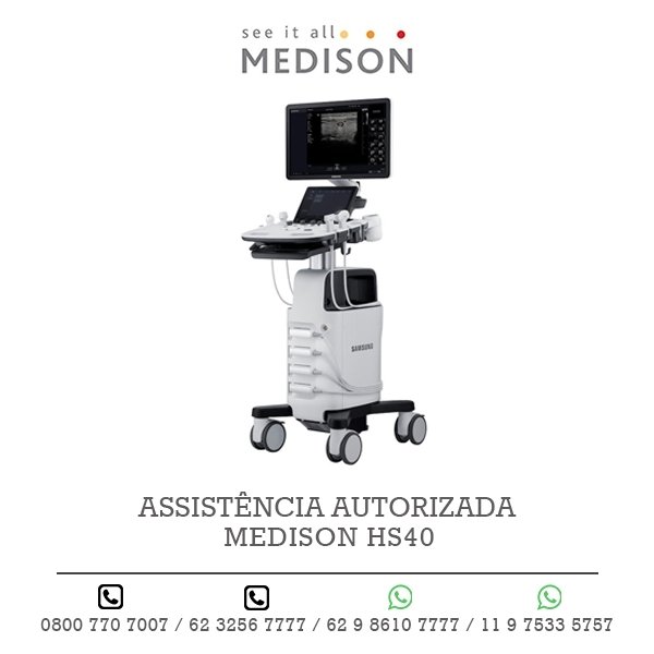 ASSISTENCIA AUTORIZADA ULTRASSOM MEDISON HS40