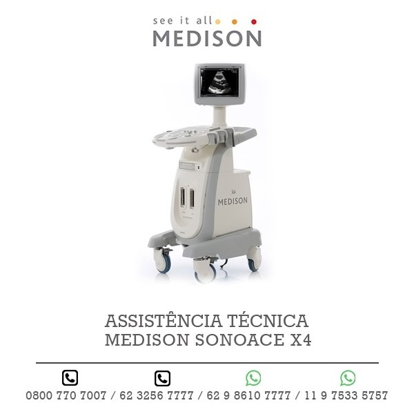 ASSISTENCIA TECNICA ULTRASSOM MEDISON SONOACE X4