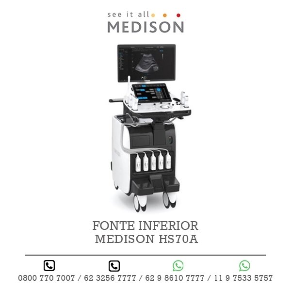 FONTE INFERIOR ULTRASSOM MEDISON HS70A