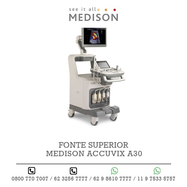 FONTE SUPERIOR ULTRASSOM MEDISON ACCUVIX A30