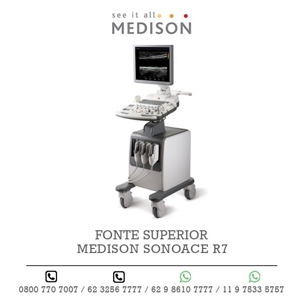 FONTE SUPERIOR ULTRASSOM MEDISON SONOACE R7
