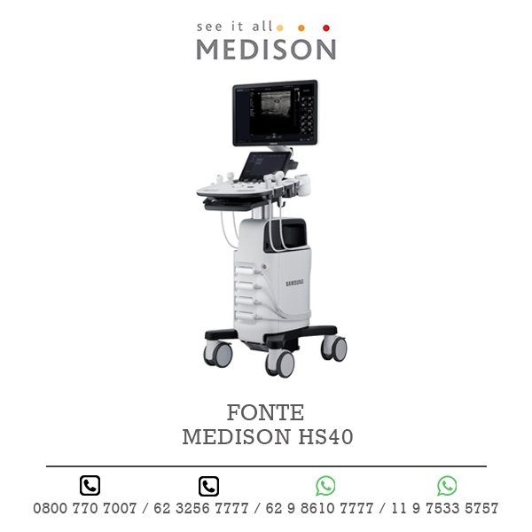 FONTE ULTRASSOM MEDISON HS40