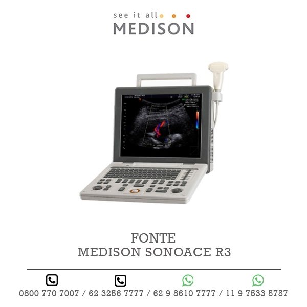 FONTE ULTRASSOM MEDISON SONOACE R3