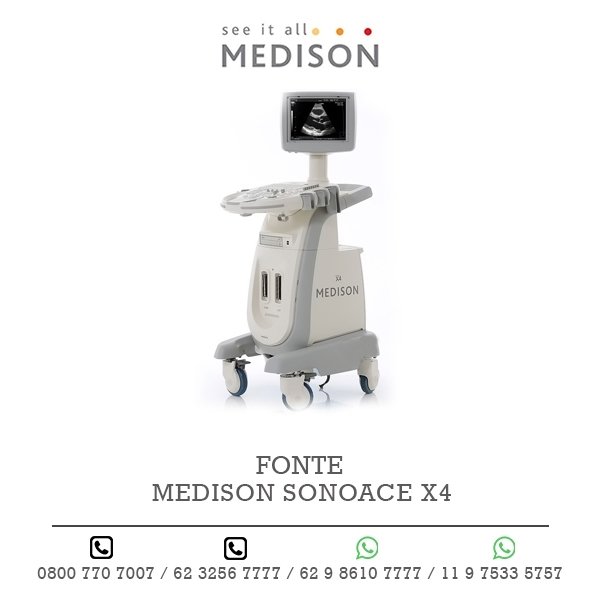 FONTE ULTRASSOM MEDISON SONOACE X4
