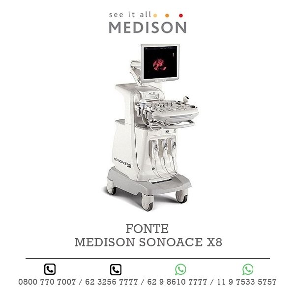 FONTE ULTRASSOM MEDISON SONOACE X8