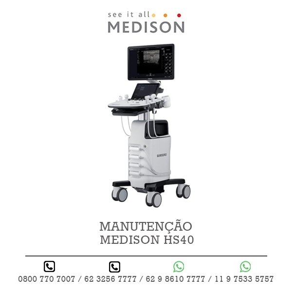 MANUTENCAO ULTRASSOM MEDISON HS40