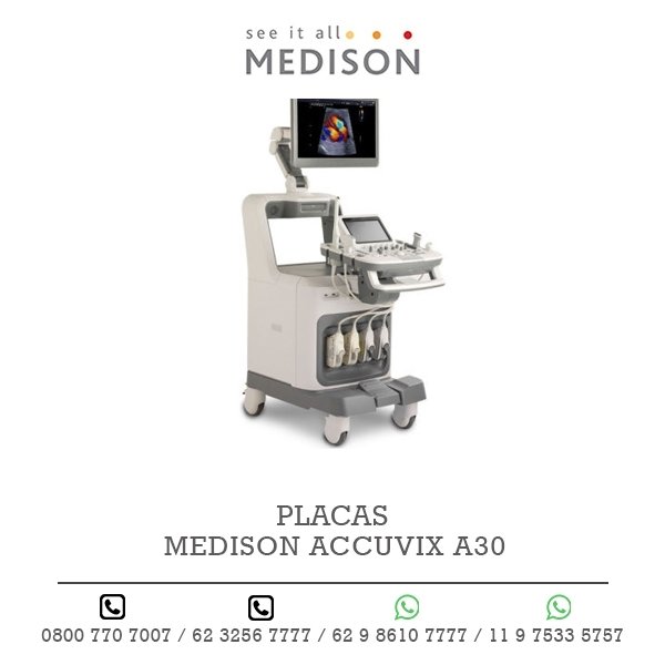PLACAS ULTRASSOM MEDISON ACCUVIX A30