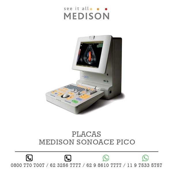 PLACAS ULTRASSOM MEDISON SONOACE PICO