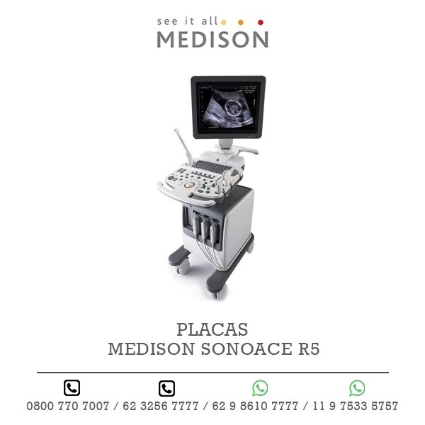 PLACAS ULTRASSOM MEDISON SONOACE R5