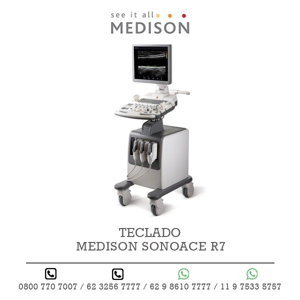TECLADO ULTRASSOM MEDISON SONOACE R7